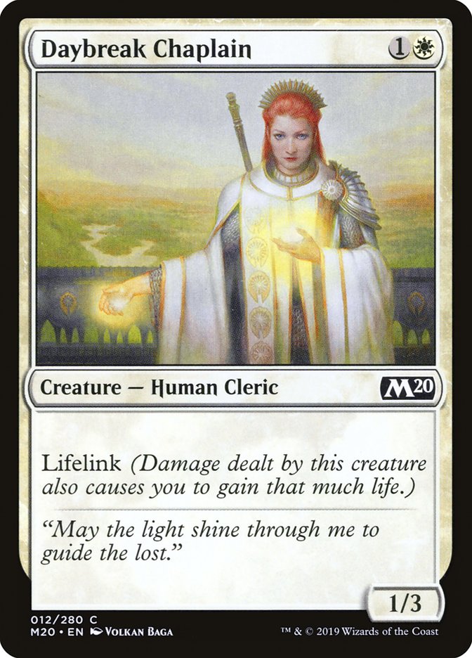 Daybreak Chaplain [Core Set 2020] | Exor Games New Glasgow