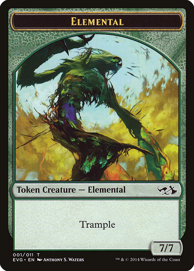 Elemental Token (Elves vs. Goblins) [Duel Decks Anthology Tokens] | Exor Games New Glasgow