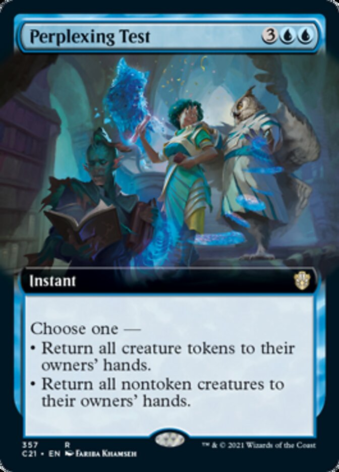 Perplexing Test (Extended) [Commander 2021] | Exor Games New Glasgow