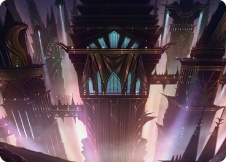 Skybridge Towers Art Card [Streets of New Capenna Art Series] | Exor Games New Glasgow