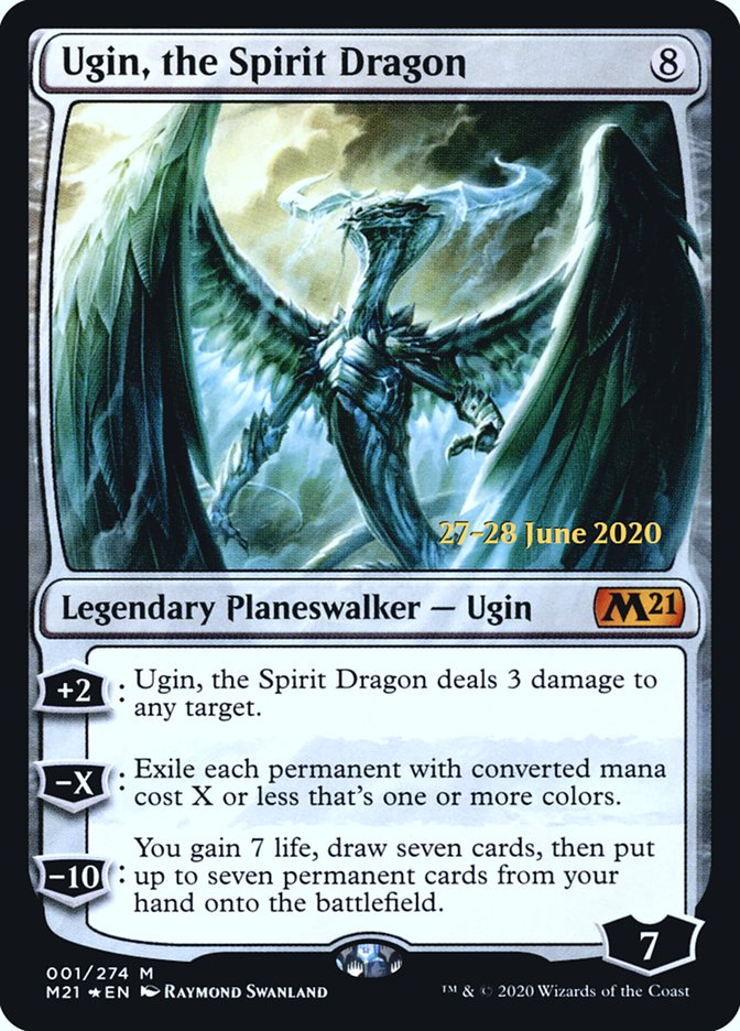 Ugin, the Spirit Dragon  [Core Set 2021 Prerelease Promos] | Exor Games New Glasgow