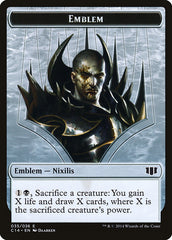 Ob Nixilis of the Black Oath Emblem // Zombie (016/036) Double-sided Token [Commander 2014 Tokens] | Exor Games New Glasgow