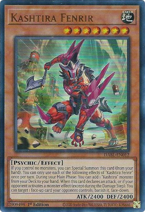 Kashtira Fenrir [DABL-EN012] Ultra Rare | Exor Games New Glasgow