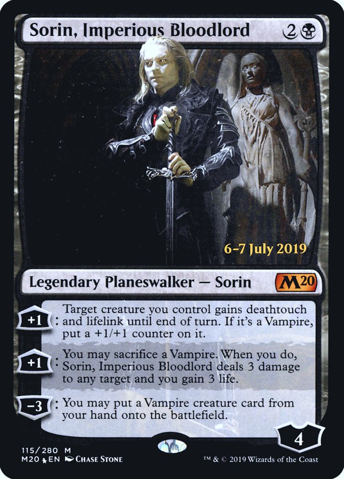 Sorin, Imperious Bloodlord  [Core Set 2020 Prerelease Promos] | Exor Games New Glasgow