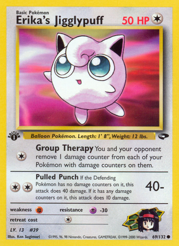 Erika's Jigglypuff (69/132) [Gym Challenge 1st Edition] | Exor Games New Glasgow