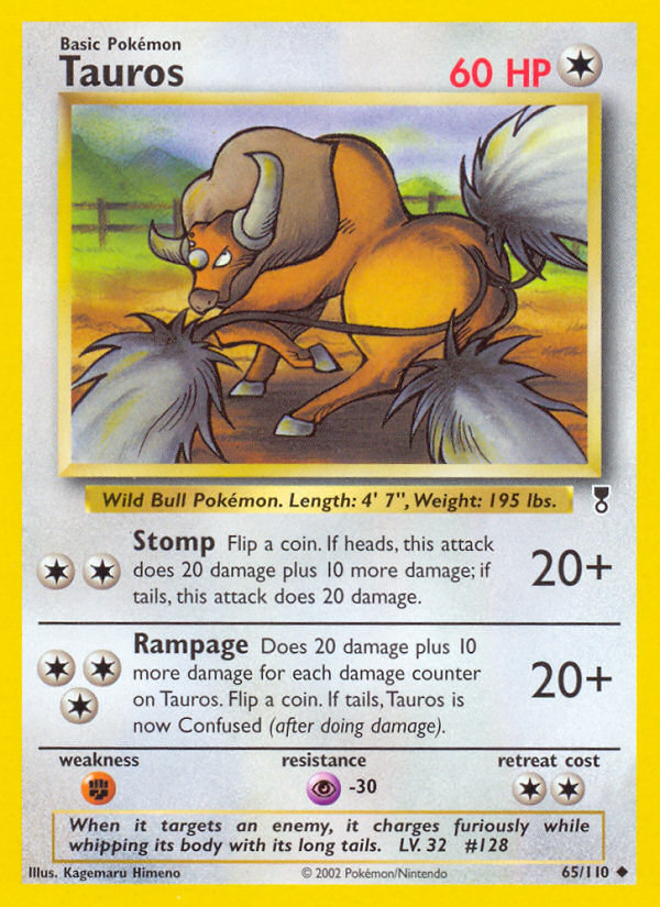 Tauros (65/110) [Legendary Collection] | Exor Games New Glasgow