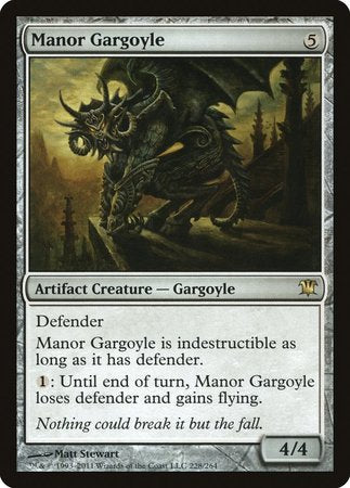 Manor Gargoyle [Innistrad] | Exor Games New Glasgow