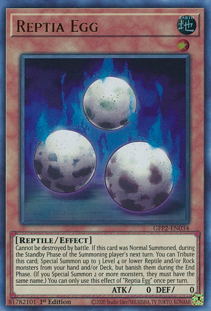 Reptia Egg [GFP2-EN034] Ultra Rare | Exor Games New Glasgow