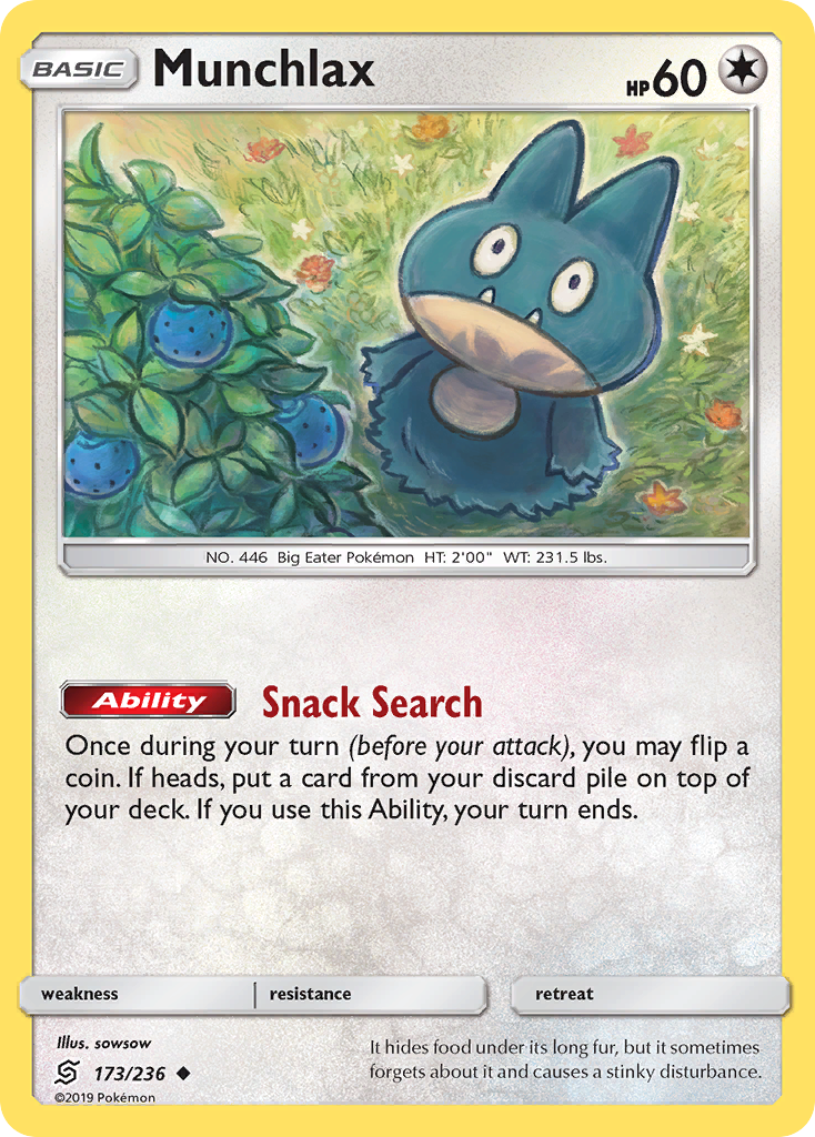 Munchlax (173/236) [Sun & Moon: Unified Minds] | Exor Games New Glasgow