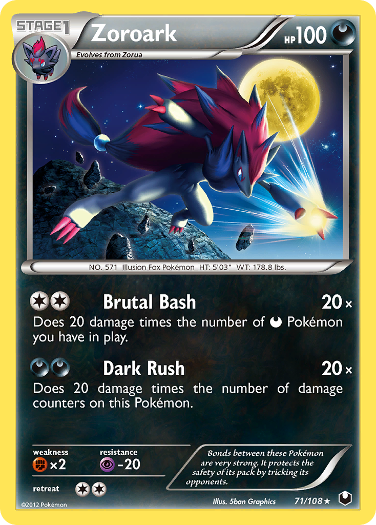 Zoroark (71/108) [Black & White: Dark Explorers] | Exor Games New Glasgow