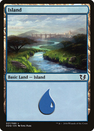 Island (37) [Duel Decks: Blessed vs. Cursed] | Exor Games New Glasgow