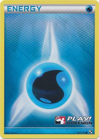 Water Energy (107/114) (Play Pokemon Promo) [Black & White: Base Set] | Exor Games New Glasgow