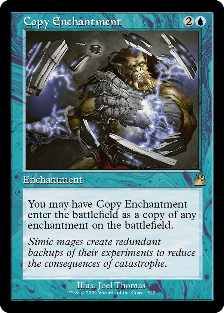 Copy Enchantment (Retro Frame) [Ravnica Remastered] | Exor Games New Glasgow