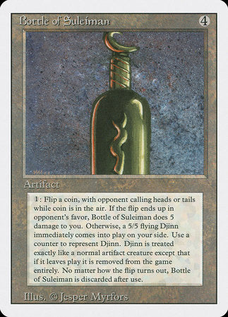 Bottle of Suleiman [Revised Edition] | Exor Games New Glasgow