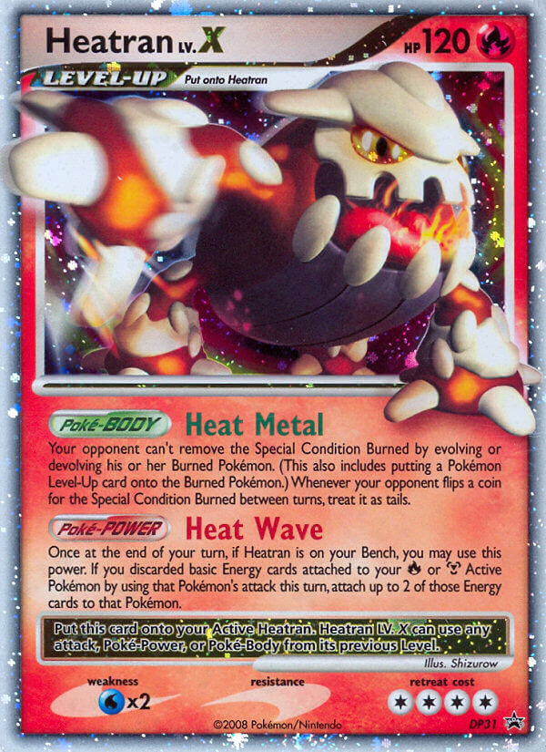 Heatran LV.X (DP31) [Diamond & Pearl: Black Star Promos] | Exor Games New Glasgow