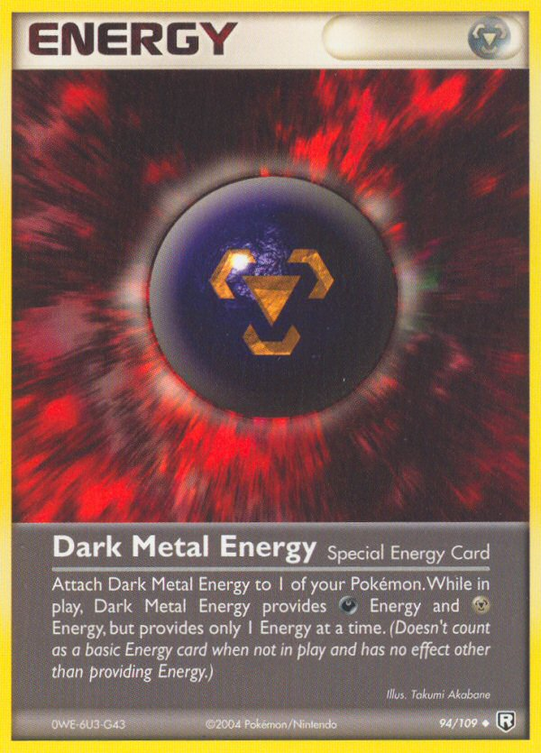 Dark Metal Energy (94/109) [EX: Team Rocket Returns] | Exor Games New Glasgow