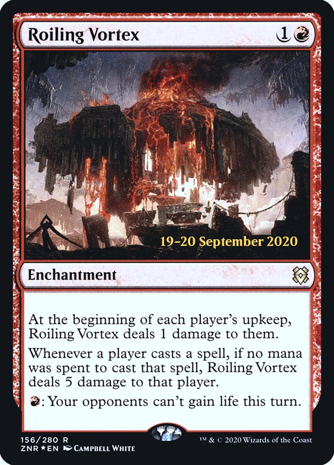 Roiling Vortex  [Zendikar Rising Prerelease Promos] | Exor Games New Glasgow