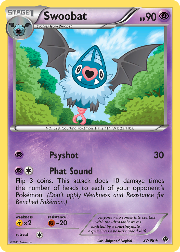 Swoobat (37/98) [Black & White: Emerging Powers] | Exor Games New Glasgow