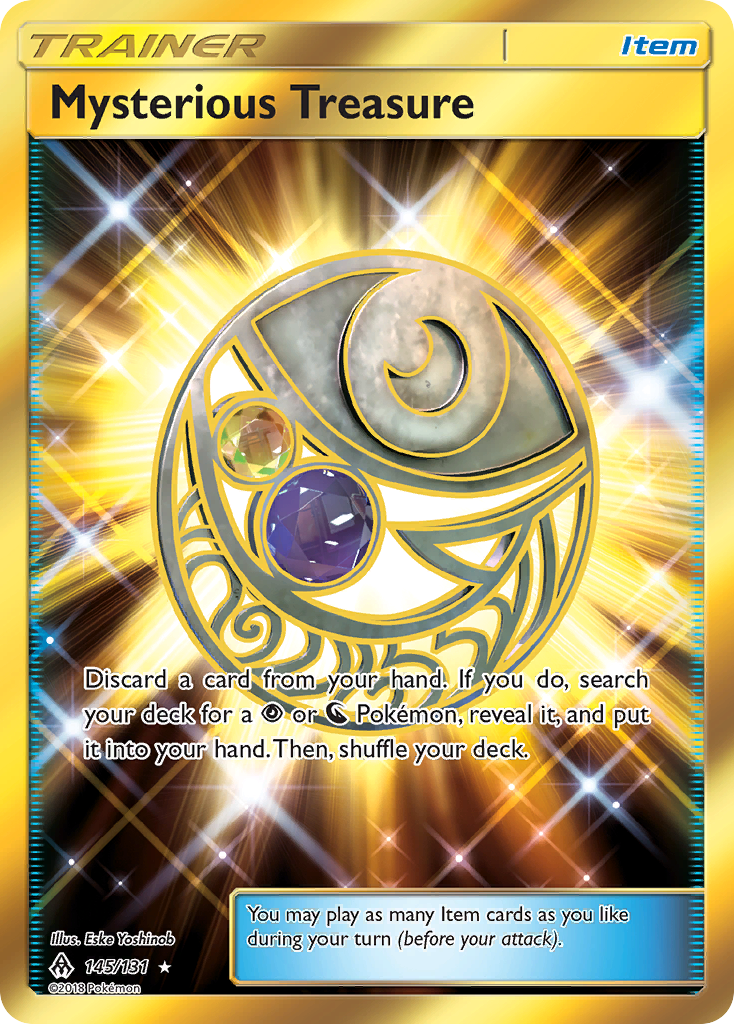 Mysterious Treasure (145/131) [Sun & Moon: Forbidden Light] | Exor Games New Glasgow