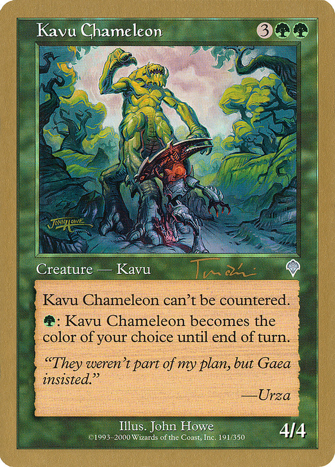 Kavu Chameleon (Jan Tomcani) [World Championship Decks 2001] | Exor Games New Glasgow