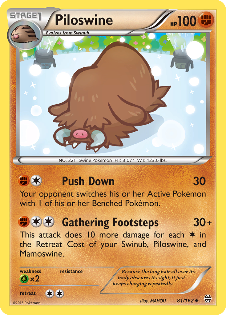 Piloswine (81/162) [XY: BREAKthrough] | Exor Games New Glasgow