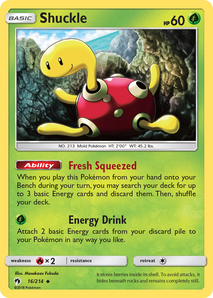 Shuckle (16/214) [Sun & Moon: Lost Thunder] | Exor Games New Glasgow