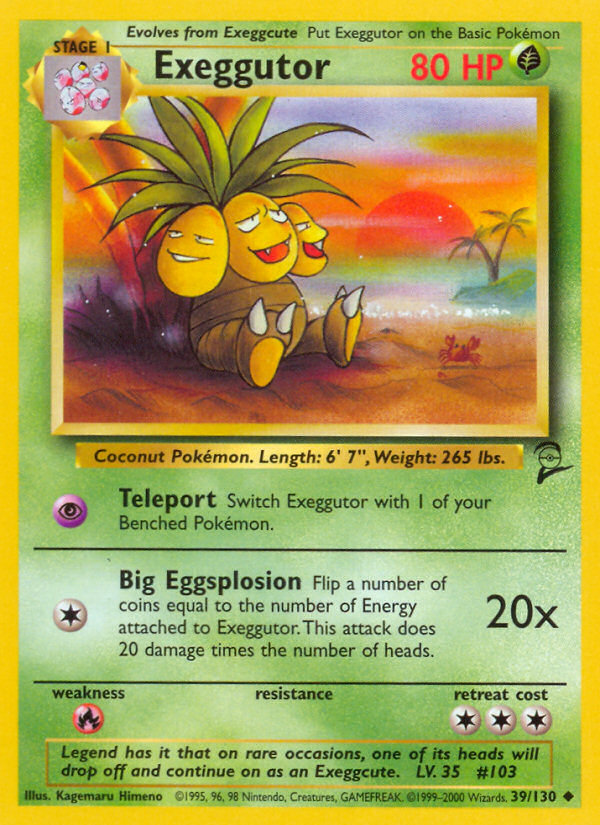 Exeggutor (39/130) [Base Set 2] | Exor Games New Glasgow