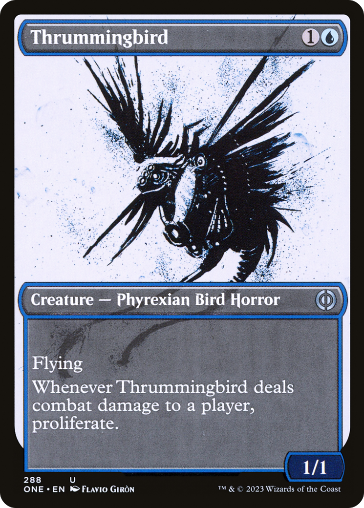 Thrummingbird (Showcase Ichor) [Phyrexia: All Will Be One] | Exor Games New Glasgow