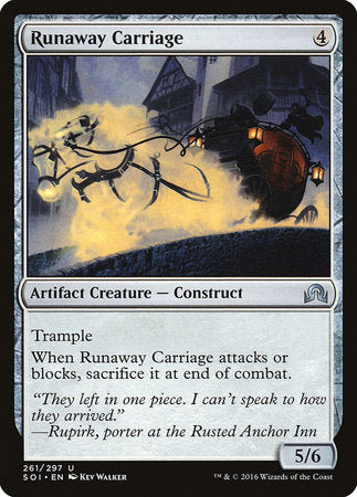 Runaway Carriage [Shadows over Innistrad] | Exor Games New Glasgow