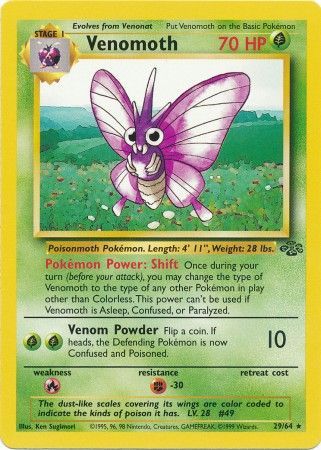 Venomoth (29/64) [Jungle Unlimited] | Exor Games New Glasgow