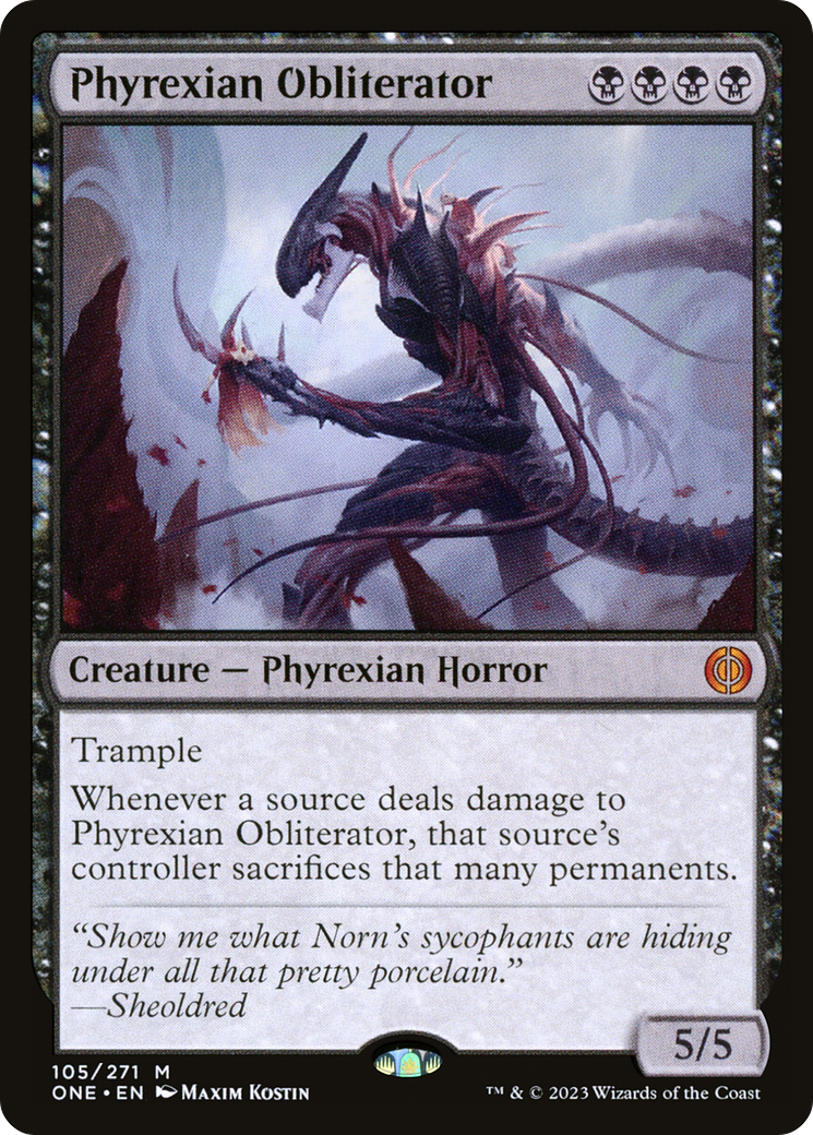 Phyrexian Obliterator [Phyrexia: All Will Be One] | Exor Games New Glasgow