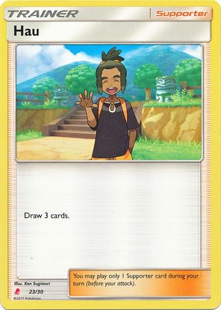 Hau (23/30) [Sun & Moon: Trainer Kit - Lycanroc] | Exor Games New Glasgow