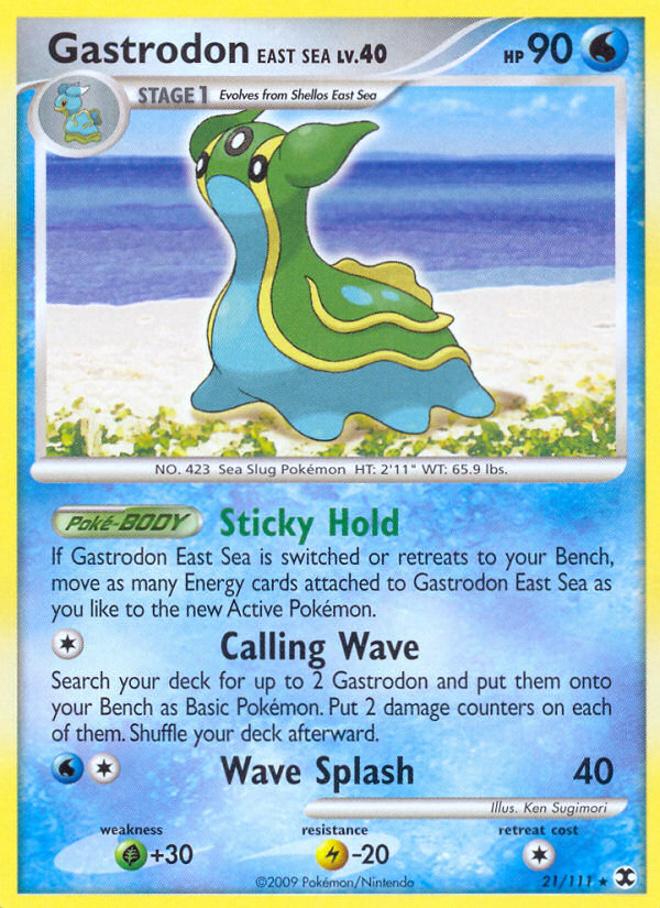 Gastrodon East Sea (21/111) [Platinum: Rising Rivals] | Exor Games New Glasgow