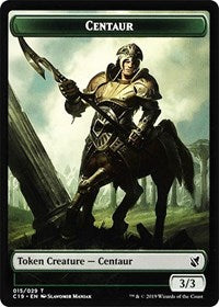 Centaur // Egg Double-sided Token [Commander 2019 Tokens] | Exor Games New Glasgow