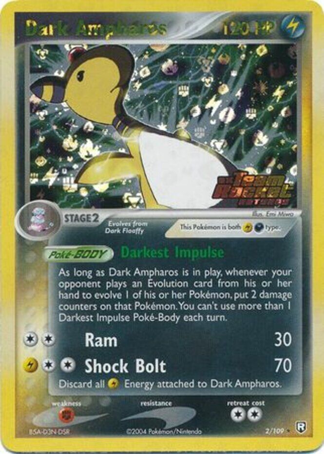 Dark Ampharos (2/109) (Stamped) [EX: Team Rocket Returns] | Exor Games New Glasgow