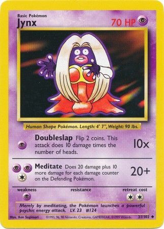 Jynx (31/102) [Base Set Unlimited] | Exor Games New Glasgow
