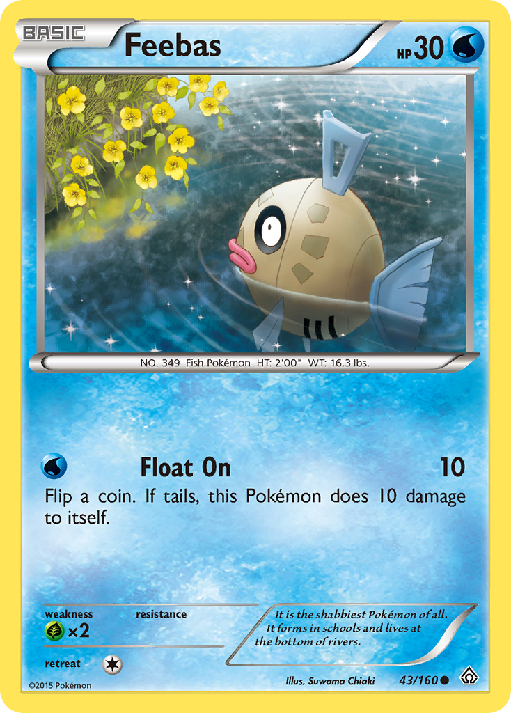 Feebas (43/160) [XY: Primal Clash] | Exor Games New Glasgow