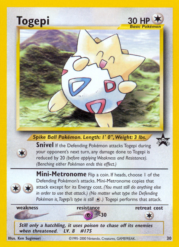 Togepi (30) [Wizards of the Coast: Black Star Promos] | Exor Games New Glasgow