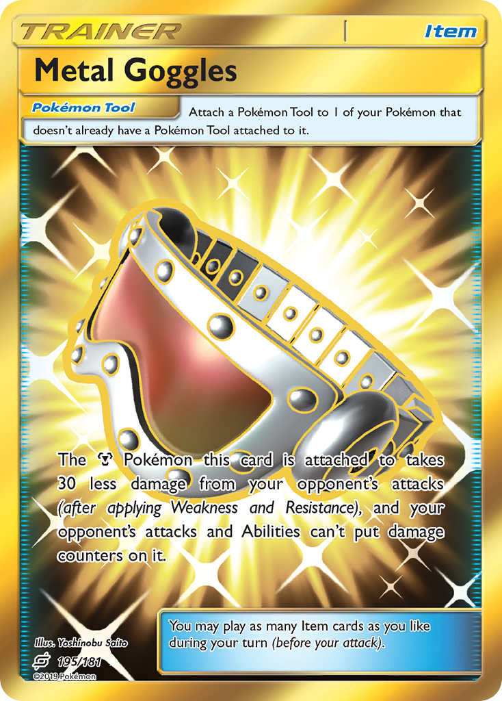 Metal Goggles (195/181) [Sun & Moon: Team Up] | Exor Games New Glasgow