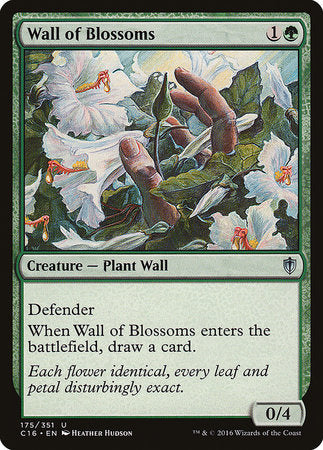 Wall of Blossoms [Commander 2016] | Exor Games New Glasgow