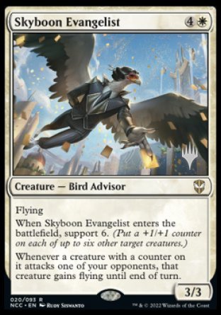 Skyboon Evangelist (Promo Pack) [Streets of New Capenna Commander Promos] | Exor Games New Glasgow