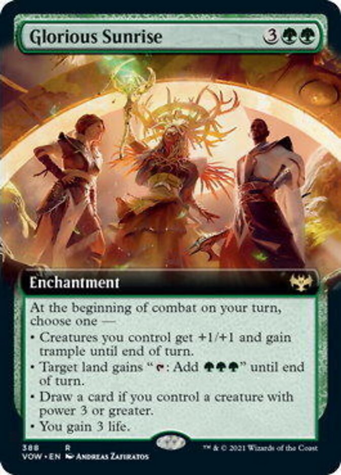 Glorious Sunrise (Extended) [Innistrad: Crimson Vow] | Exor Games New Glasgow