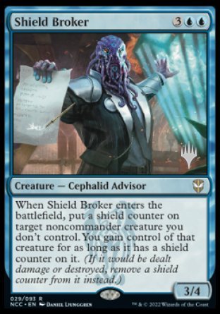 Shield Broker (Promo Pack) [Streets of New Capenna Commander Promos] | Exor Games New Glasgow