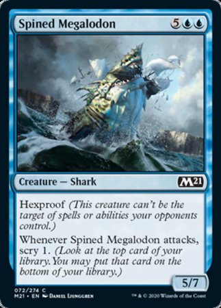 Spined Megalodon [Core Set 2021] | Exor Games New Glasgow