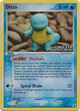 Ditto (64/113) (Stamped) [EX: Delta Species] | Exor Games New Glasgow