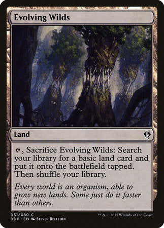 Evolving Wilds [Duel Decks: Zendikar vs. Eldrazi] | Exor Games New Glasgow