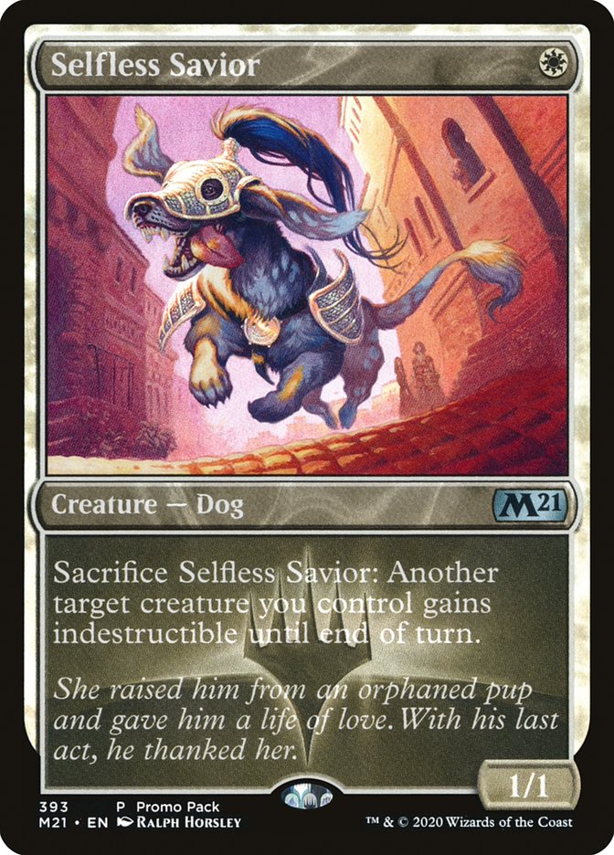 Selfless Savior (Promo Pack) [Core Set 2021 Promos] | Exor Games New Glasgow