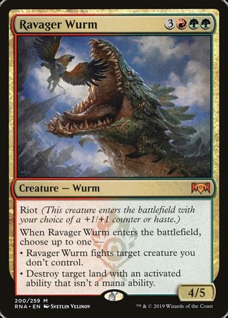 Ravager Wurm [Ravnica Allegiance] | Exor Games New Glasgow