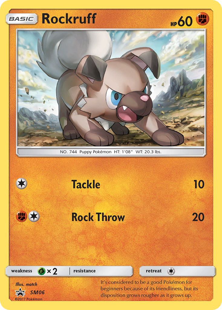 Rockruff (SM06) [Sun & Moon: Black Star Promos] | Exor Games New Glasgow