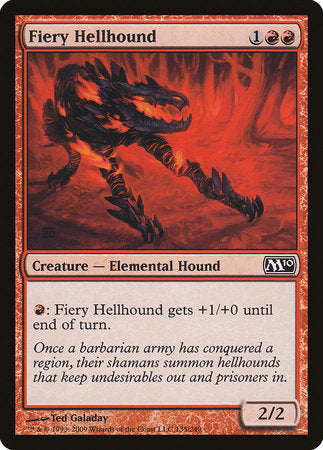 Fiery Hellhound [Magic 2010] | Exor Games New Glasgow